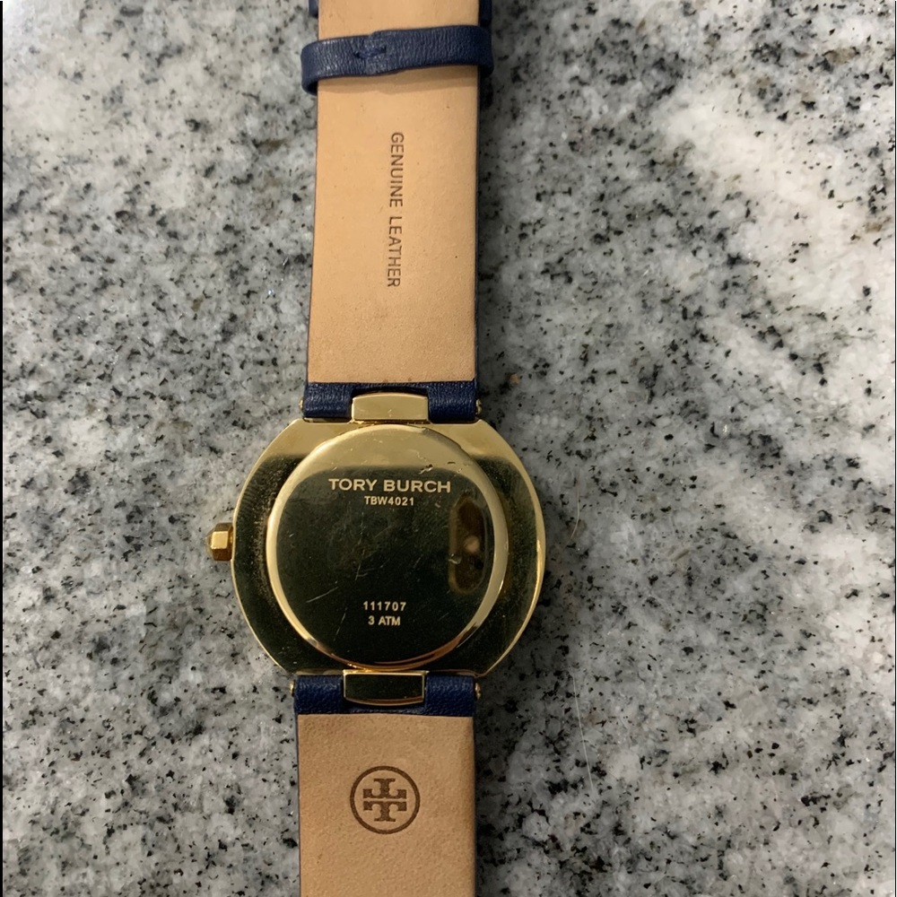 Tory Burch Reva Watch - Navy Blue/Gold  retail$225 - Picture 2 of 2
